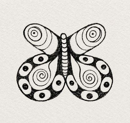 Collar Mariposa