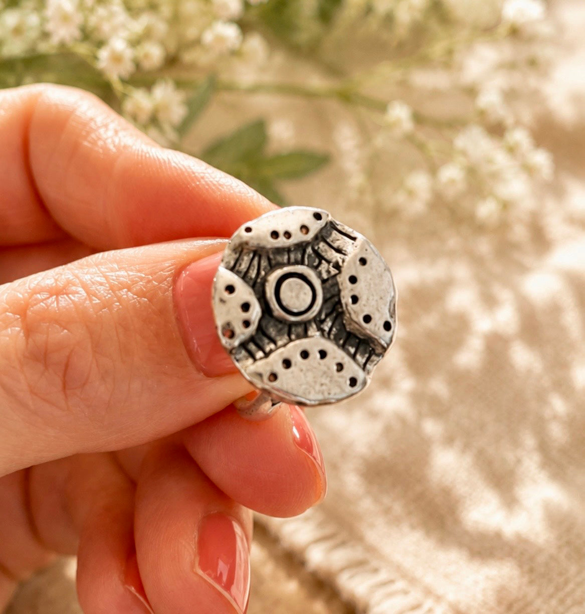 Anillo Flor Marina