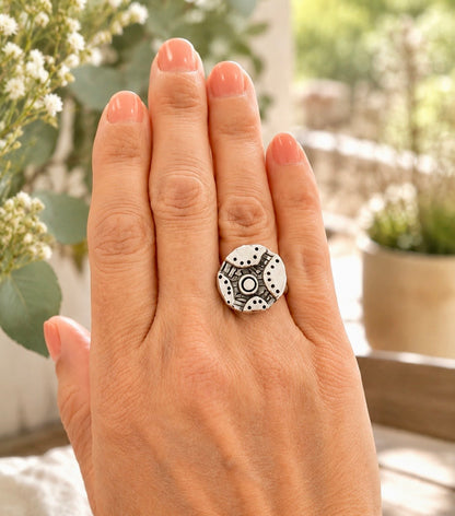 Anillo Flor Marina