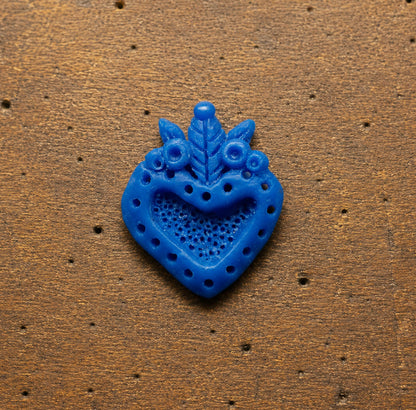 Anillo Corazón Punteado