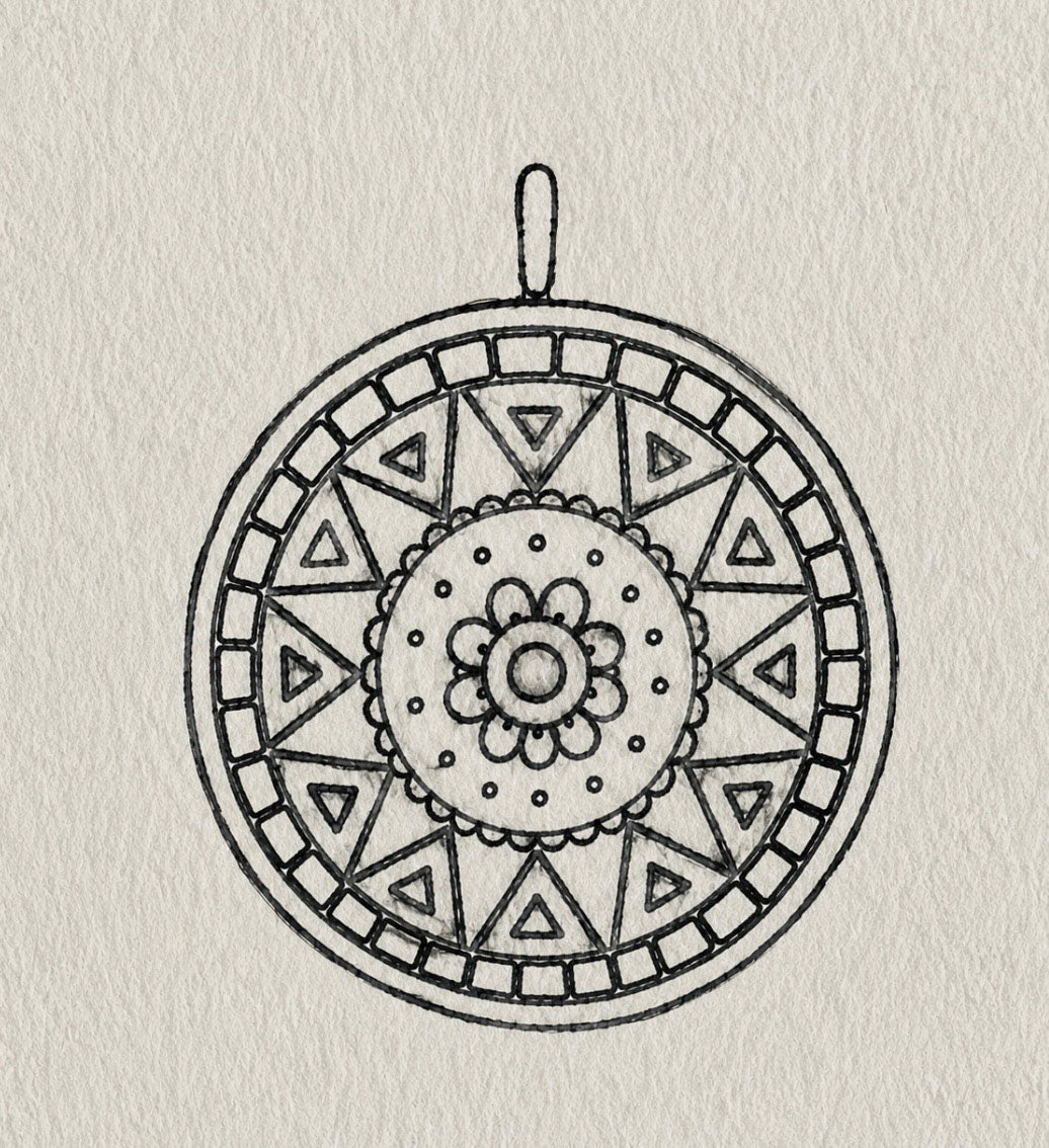 Collar Mandala Estrella